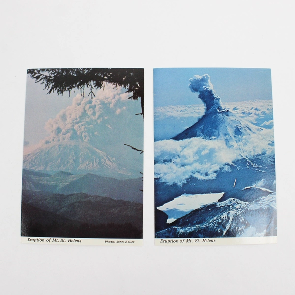 Set Of 5 Mt. St. Helens Eruption Postcards 1980 Washington Smith Western Inc