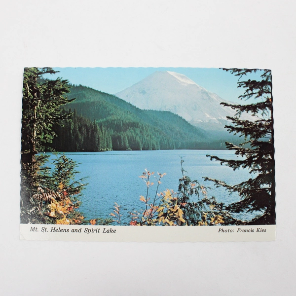 Lot Of 3 Mt. St. Helens Postcards Pre Eruption Lake Merwin Spirit Lake Longview 