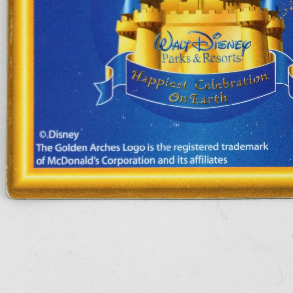 McDonalds Lenticular Trading Card #3 Sleeping Beauty Castle Disneyland Paris