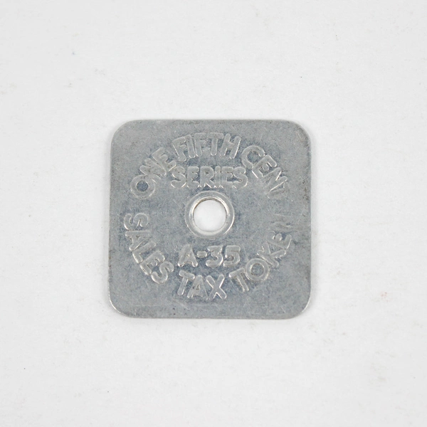 Colorado State Treasurer Sales Tax Token Series A-35 One Fifth Cent