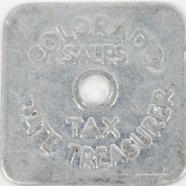 Colorado State Treasurer Sales Tax Token Series A-35 One Fifth Cent