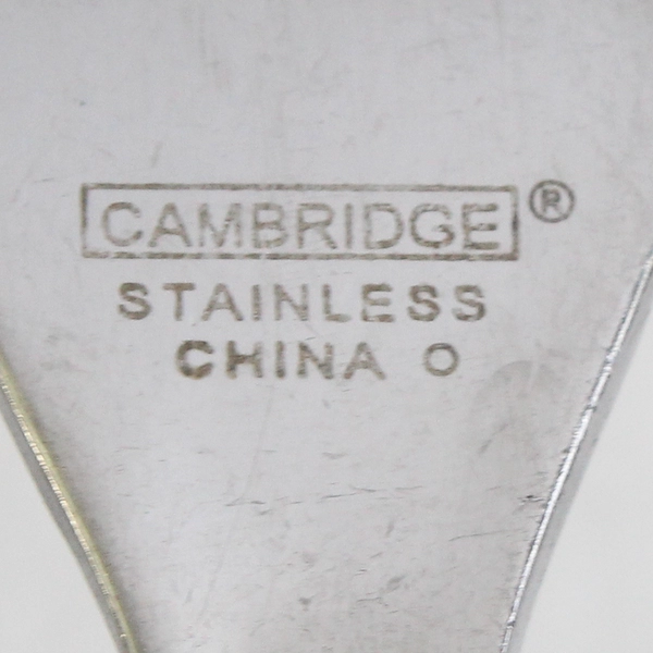 Lot of 3 Cambridge Silver Jasmine Sand Pattern Dinner Forks 8.25" Stainless Rare