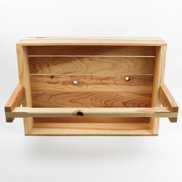 Handmade Wooden Berry Gathering Basket Carrier Tray For Berry Baskets