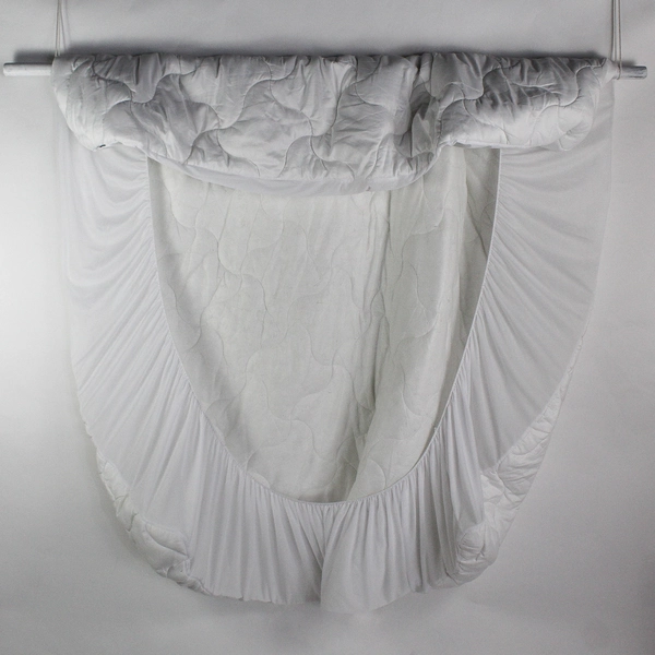 Sleep Zone White Mattress Cover Queen Size 100% Polyester