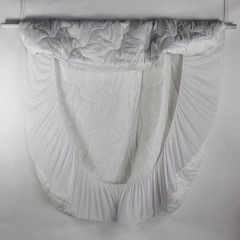 Sleep Zone White Mattress Cover Queen Size 100% Polyester