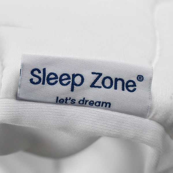 Sleep Zone White Mattress Cover Queen Size 100% Polyester