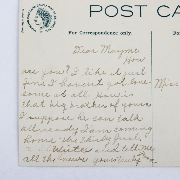 Vintage St Mary's Institute Beaverton Oregon Postcard 1913