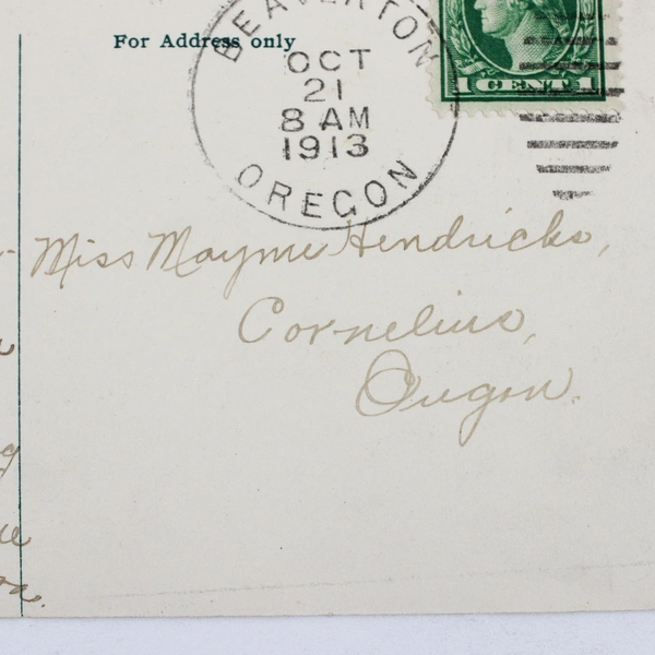 Vintage St Mary's Institute Beaverton Oregon Postcard 1913