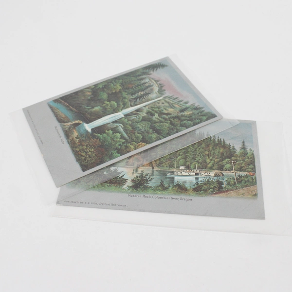 Lot Of 2 Columbia River Gorge Oregon Painting Postcards BB Rich Multnomah Falls