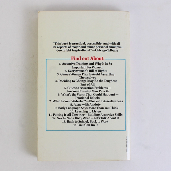 The New Assertive Woman Various Authors 1983 Paperback Be Your Own Person