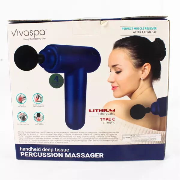 Vivatar Vivaspa Handheld Deep Tissue Percussion Massager