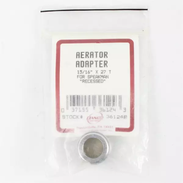 Danco 36124B 15/16 x 27 Thread Aerator Adapter for Speakman