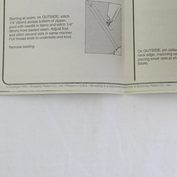 Simplicity 8948 Toddlers Dress & Outfit Patterns Girls Size A (1/2,1,2,3,4) 1996