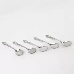 Set of 5 Oneida Galveston Sugar Spoons Vintage Stainless Flatware 5.75"