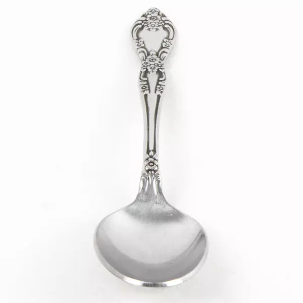 Set of 4 Oneida Galveston Stainless Oval Soup Spoons 6.75"