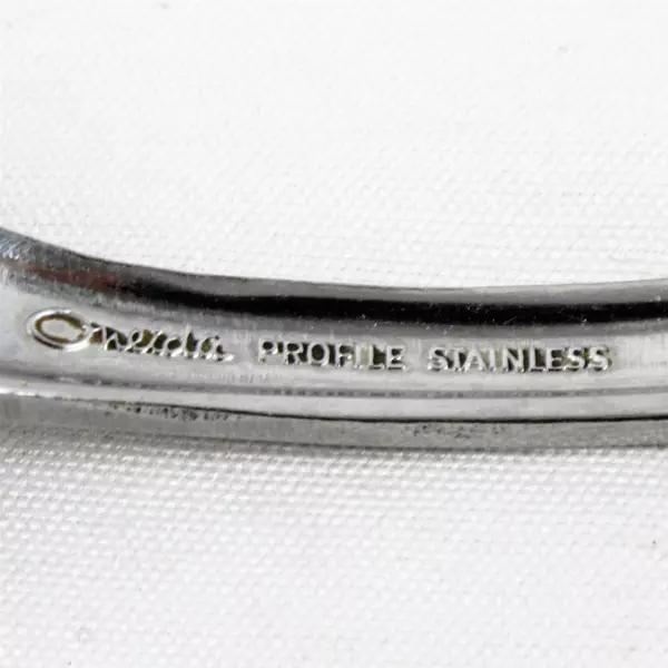 Set of 4 Oneida Galveston Stainless Oval Soup Spoons 6.75"