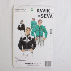 Kwik Sew Kerstin Martensson 1604 Western Shirt Pattern Men Chest Sz 42-44-46-48