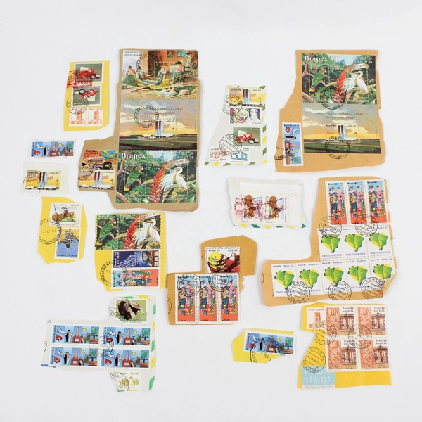 Brazil Postmarked Used Commemorative Stamp Lot 1988 1989