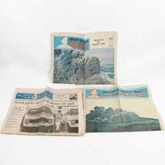 Lot Of 3 1980 Mt. St. Helens Eruption Columbian Newspaper Vancouver Washington