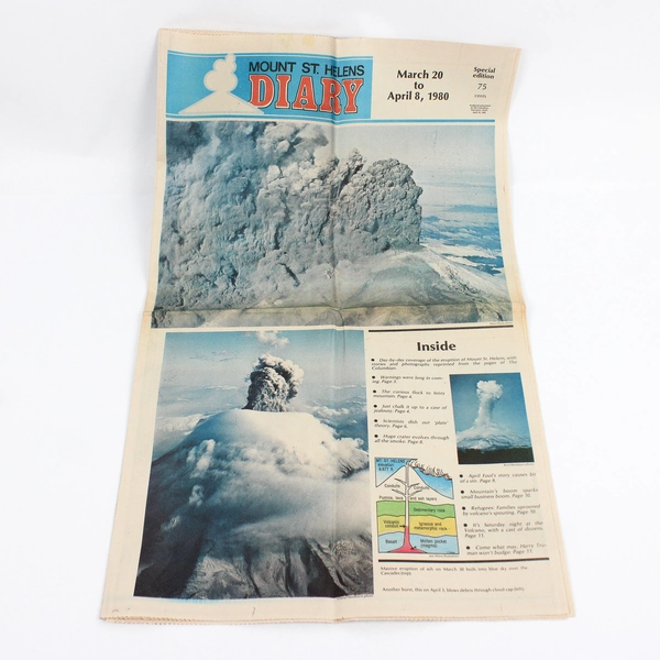 Lot Of 3 1980 Mt. St. Helens Eruption Columbian Newspaper Vancouver Washington