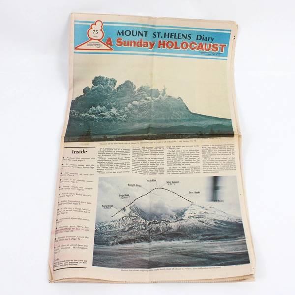 Lot Of 3 1980 Mt. St. Helens Eruption Columbian Newspaper Vancouver Washington