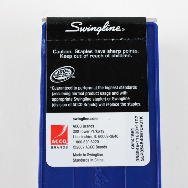 Swingline S.F. 4 Premium Staples 0.25" Leg, 5,000 Count 