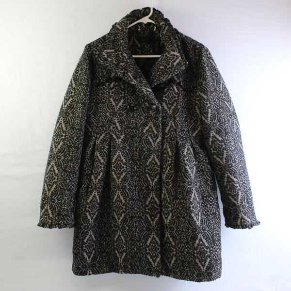 Steve Madden Women's L Double Breasted Wool Brocade Exterior