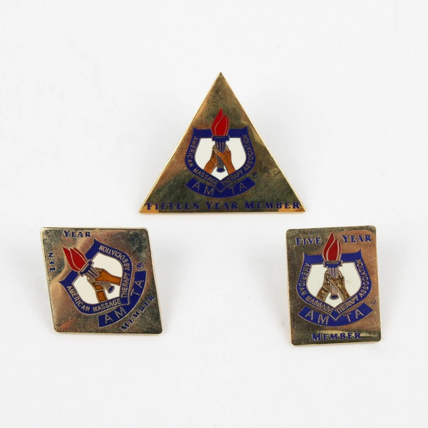 Set of 3 American Massage Therapy Association 5 10 & 15 Year Member Pins