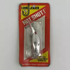 Vintage Fishing Lure Luhr Jensen Hot Shot Size 20 Silver USA Unopened Package