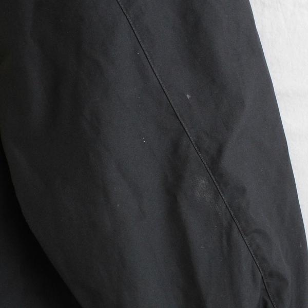 IZOD Men's L Lightweight Black Windbreaker 1/2 Zip Jacket 90's