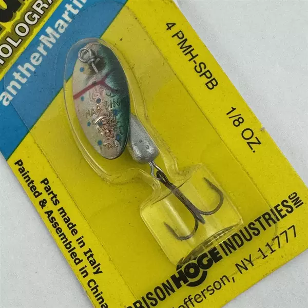 3 Vintage Freshwater Fishing Lures Panther Martin 2 Shoff's Triple Teasers Gold