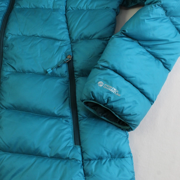 REI Women's S Primaloft Teal Full Zip Puffer Down Jacket