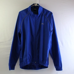 Canari Men's XL Blue Cycling Jacket Full Zip Windbreaker