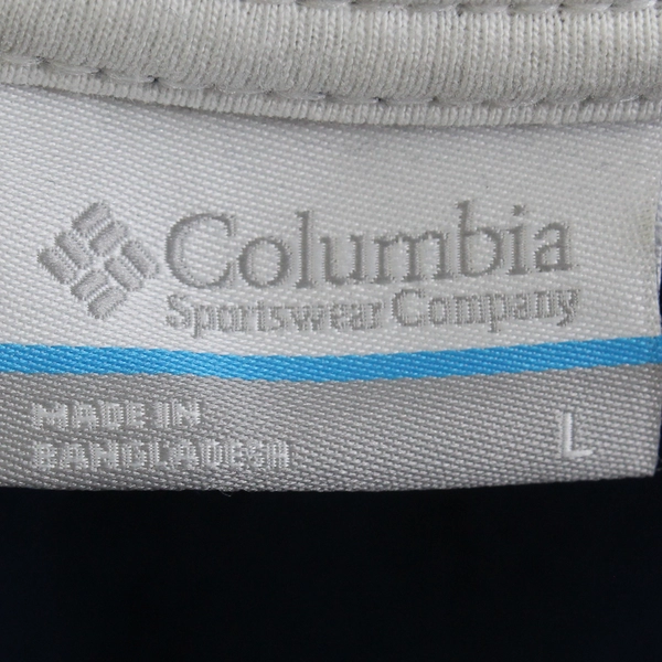 Columbia Men's L Navy Blue Long Sleeve Hoodie Sweatshirt
