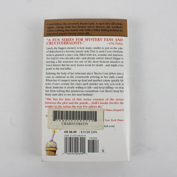 And a Puzzle to Die On by Parnell Hall A Puzzle Lady Mystery 2005 Paperback