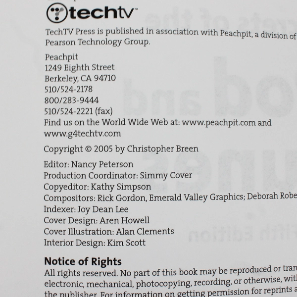 Secrets of the iPod and iTunes (5th Edition) Christopher Breen 2005 Paperback