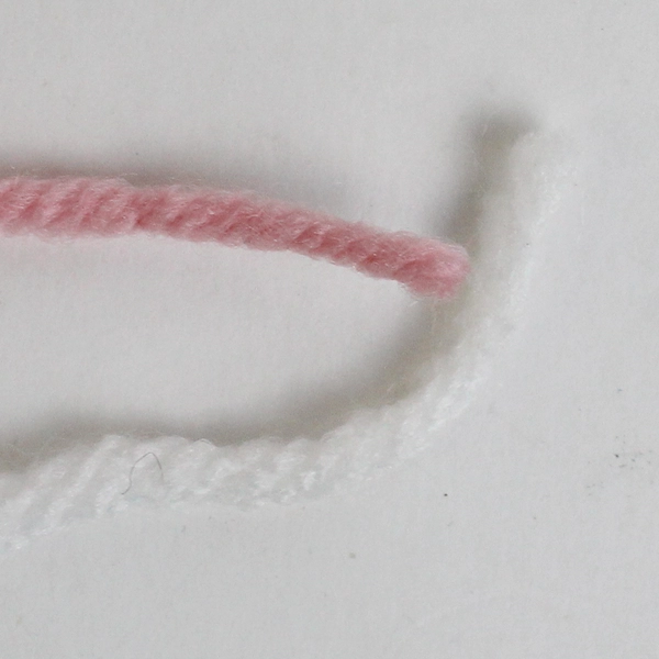 Lot of 2 Red Heart Super Saver 4-Ply Yarn Rose Pink and White