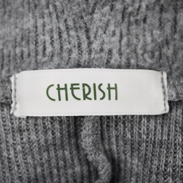 Cherish Women's M/L Gray Turtleneck Dolman Oversized Knit Sweater