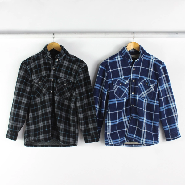 Lot of 2 Freedom Foundry Youth L (14-16) Plaid Button-Up Jackets