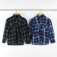 Lot of 2 Freedom Foundry Youth L (14-16) Plaid Button-Up Jackets