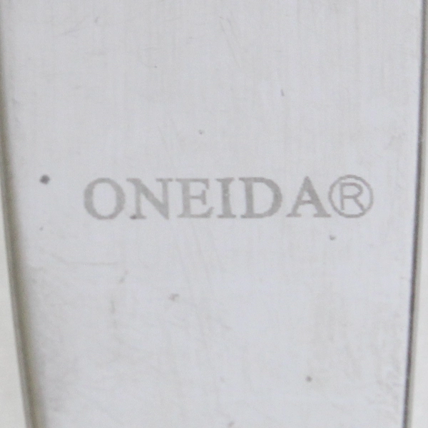 Set of 4 Oneida Silver Frost Pattern Dinner Knives 9.75" Long