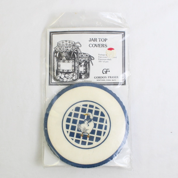 NIP Set of 8 Gordon Fraser Jar Top Covers Goose Duck Design