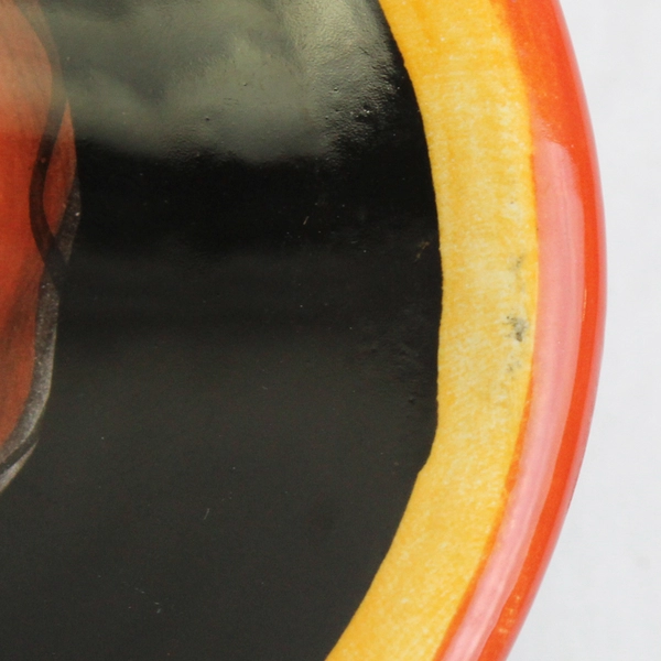 Clay Art StoneLite Jalapeño Design Hand-Painted Oval Serving Tray 19"