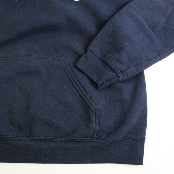 Gildan Navy Blue Inspirational Hoodie Adult Size Medium FLAWED