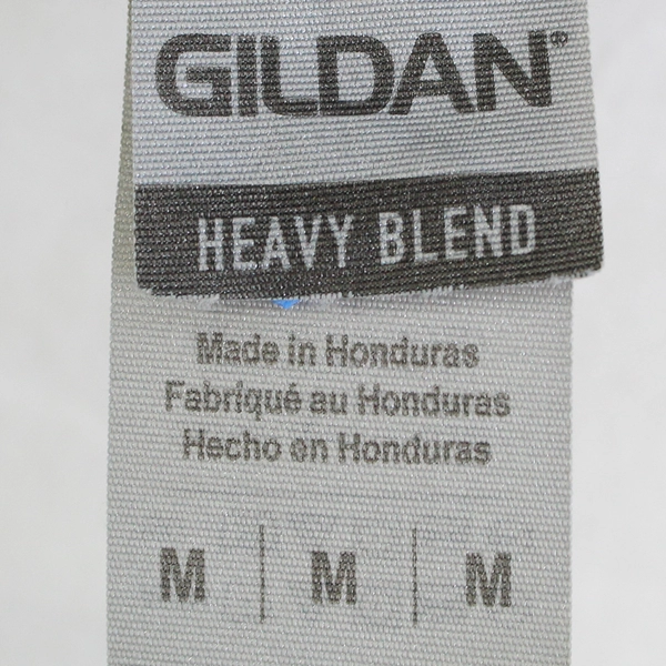 Gildan Navy Blue Inspirational Hoodie Adult Size Medium FLAWED