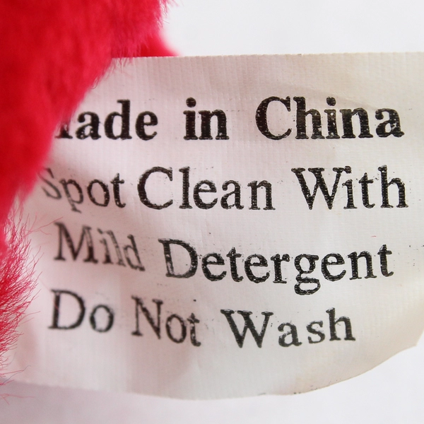 Lot Of 2 Unbranded Matching Small Plush Stocking Hanging Ornaments 5.5" Long