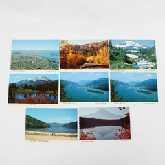 Lot Of 8 Washington Oregon Postcards Vancouver Cascades Columbia River