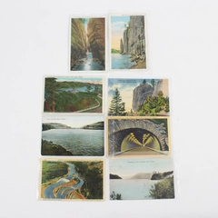 Lot Of 8 Vintage Columbia River Gorge Highway Oregon Color Postcards