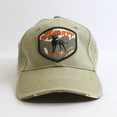 Carhartt Baseball Cap Green Dog Camo 100% Cotton One Size Fits Most