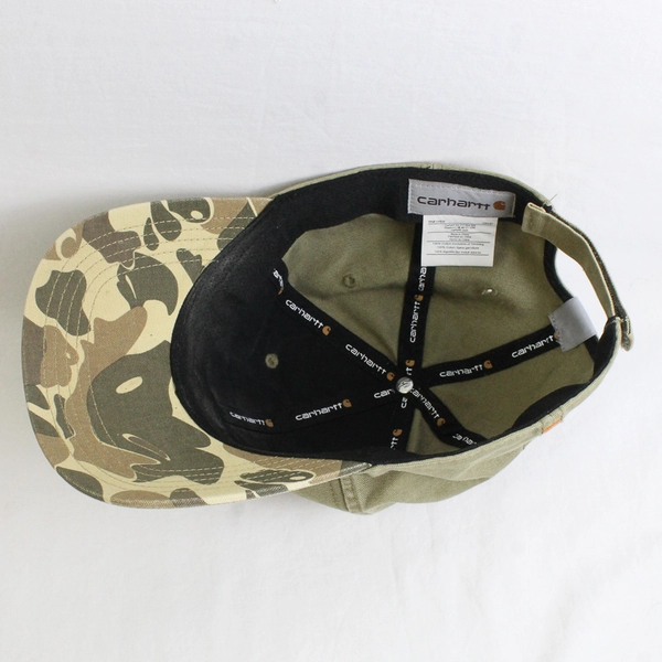 Carhartt Baseball Cap Green Dog Camo 100% Cotton One Size Fits Most